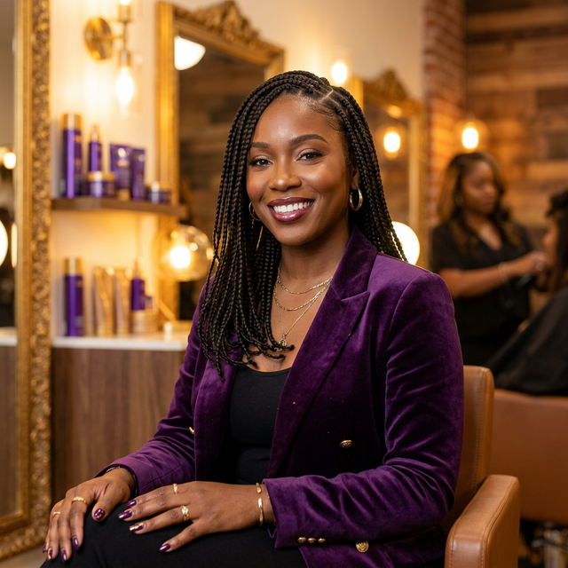 Beautiful braided hairstyle